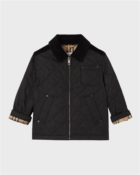 kid burberry jackets|Burberry kid's quilted jacket.